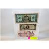 Image 1 : 3 BILLS (1 IS $2 BILL)