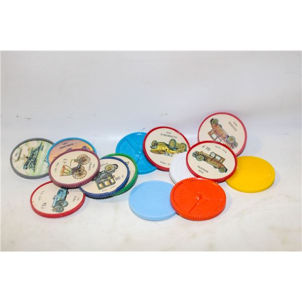 1961/62 SHIRRIFF HOCKEY COIN #12 BOB ARMSTRONG +