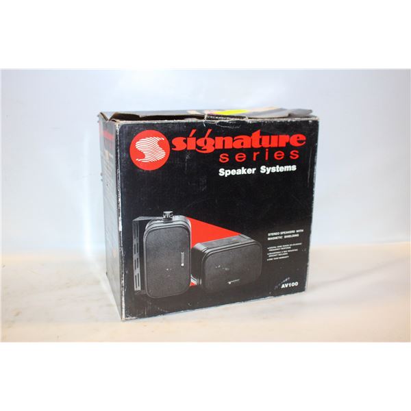 NEW SIGNATURE SERIES SPEAKERS SYSTEM