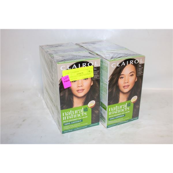(6) UNITS OF CLAIROL NATURAL INSTINCTS 5C