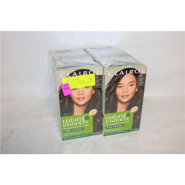 (6) UNITS OF CLAIROL NATURAL INSTINCTS 5C