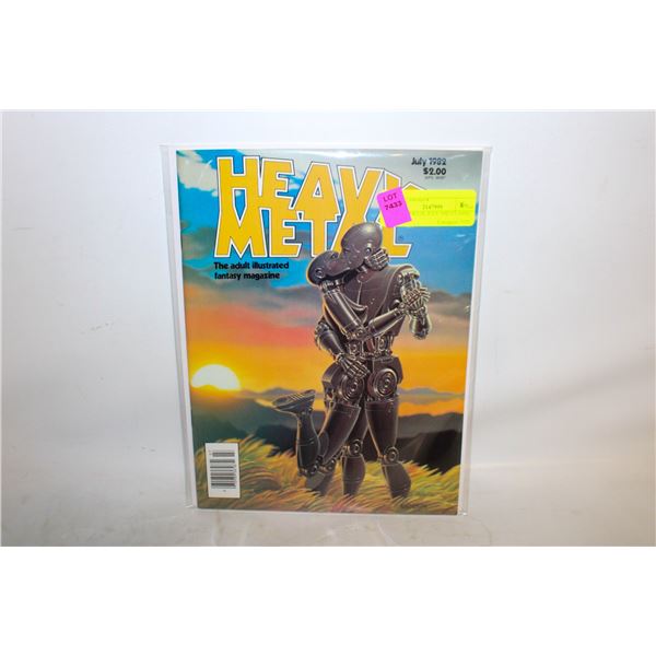 HEAVY METAL JULY 1982 CLASSIC COVER