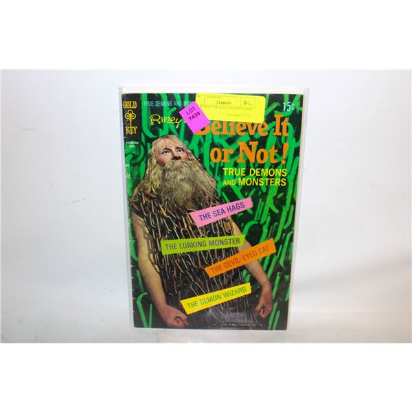 BELIEVE IT OR NOT #19 1970 COMIC BOOK