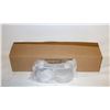 Image 1 : CASE OF 10 NEW CLEAR SAFETY GOOGLES