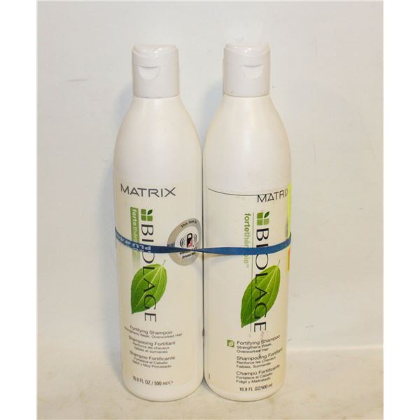 2 MATRIX BIOLAGE FORTIFY SHAMPOO STRENGTHENS