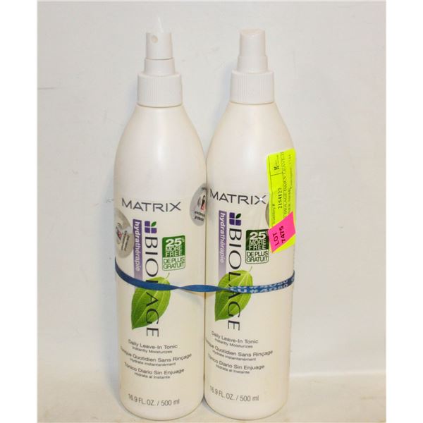 2 MATRIX BIOLAGE DAILY LEAVE-IN CONDITIONER 500ML