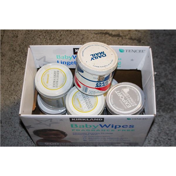 LOT 7 VINTAGE MACDONALDS EXPORT TINS