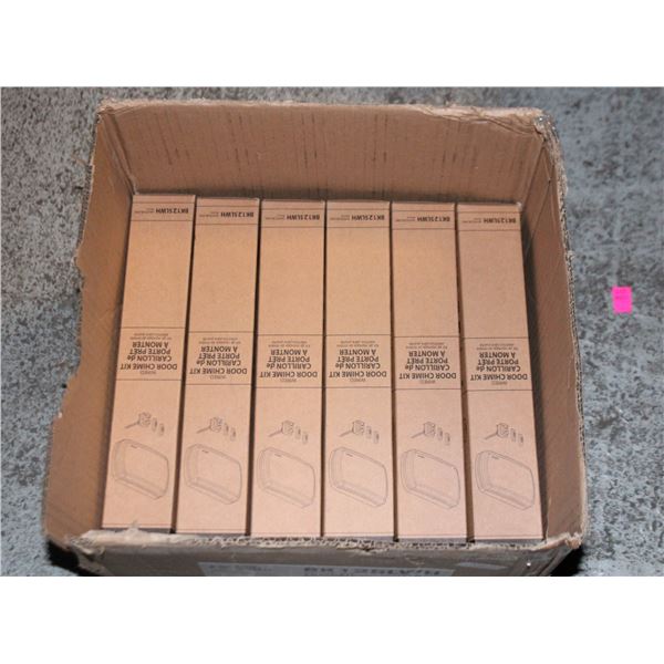 CASE OF 6 NUTONE CHIME KIT MODEL BK125LWH