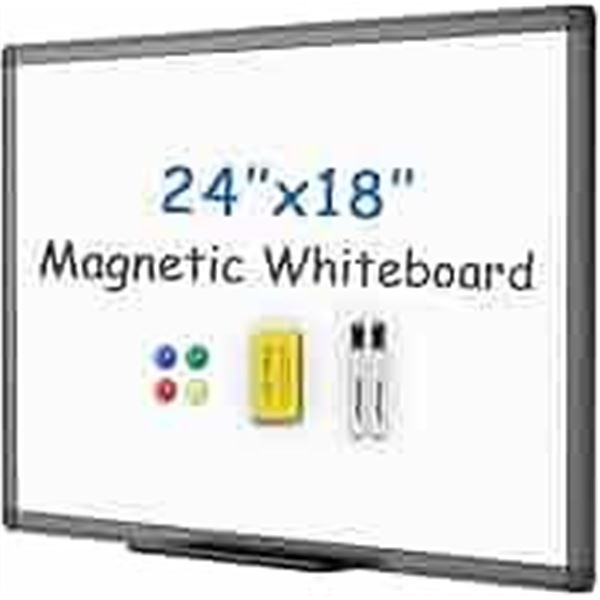 NEW VIZ-PRO MAGNETIC WHITEBOARD 2 MARKERS 4 MAGNET