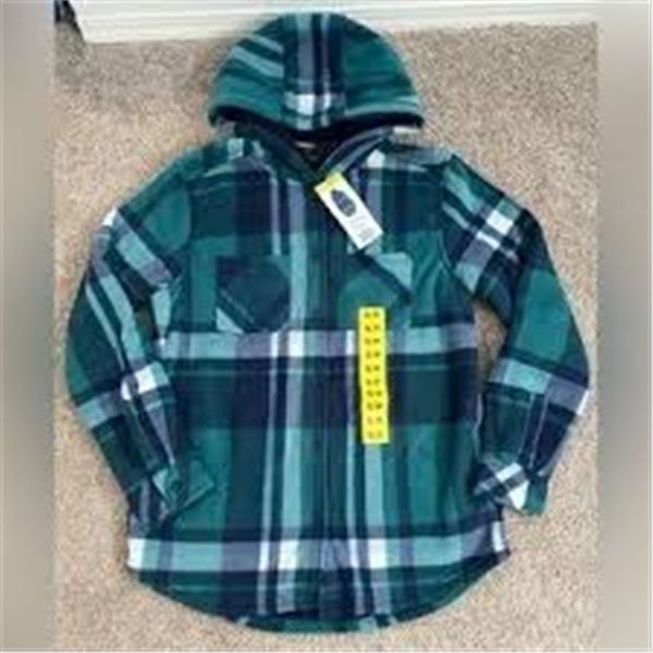 NEW REALTREE JACKET LARGE GREEN BLUE SWEATER