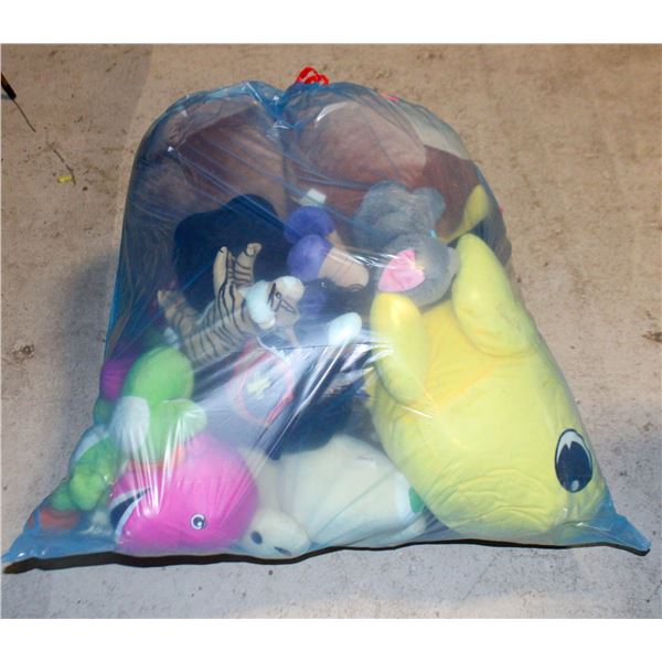 LARGE BAG OF STUFFIES INC SQUISHMELLOWS