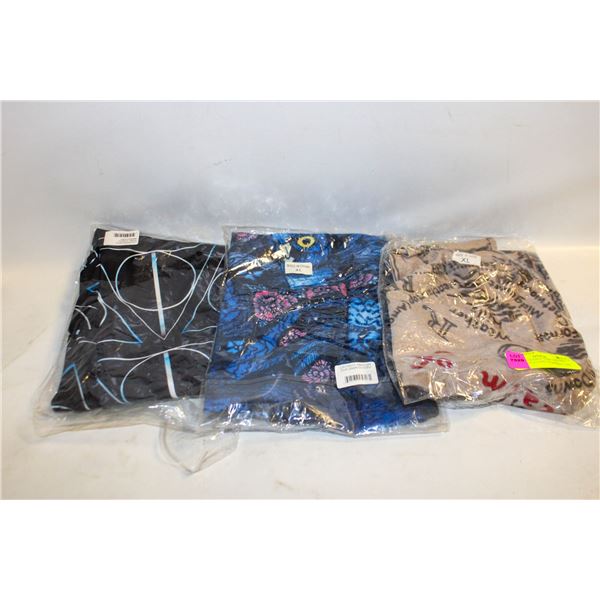 3 LADIES XLARGE NEW LEGGING PANTS TOGETHER-ESTATE