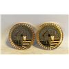 Image 1 : 1984 BRASS/ENAMEL GYMNASTICS COASTERS (2)