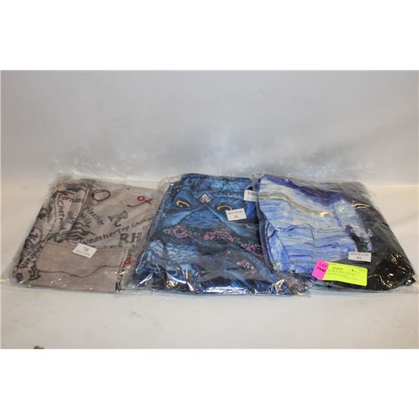 3 LADIES XLARGE NEW LEGGING PANTS TOGETHER-ESTATE