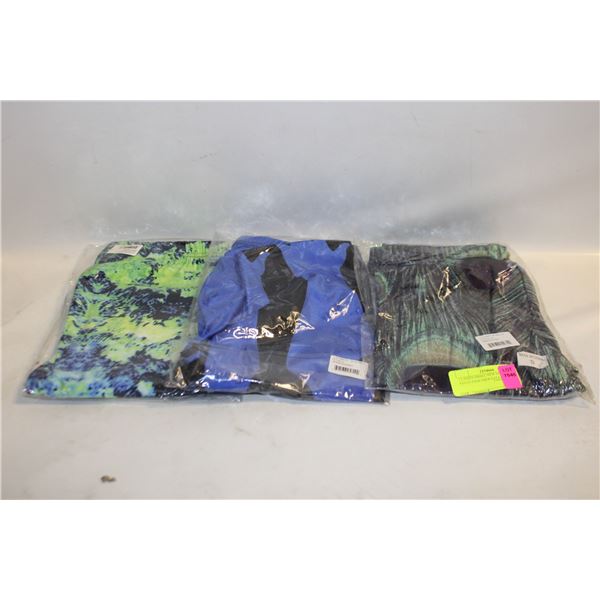 3 LADIES SMALL NEW LEGGING PANTS TOGETHER-ESTATE