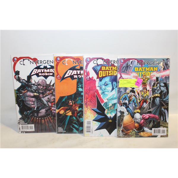 4- DC COMICS-CONVERGENCE- BATMAN # 1, 2