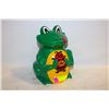 Image 1 : VINTAGE FROG COOKIE JAR SINGING MUSICAL