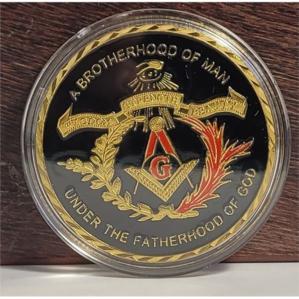 2)  ENCAPSULATED GOLD TONE WITH BLACK &