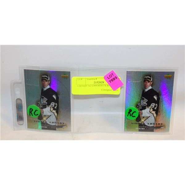 CROSBY X2 UPPERDECK ROOKIES