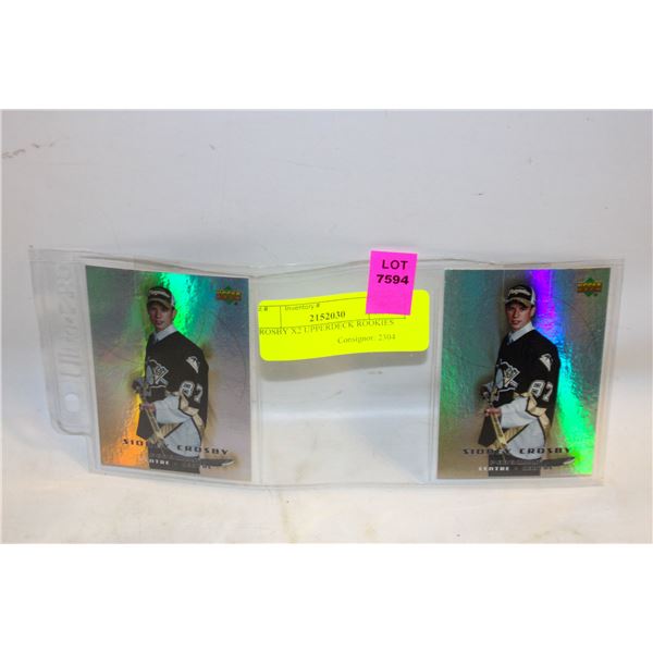 CROSBY X2 UPPERDECK ROOKIES