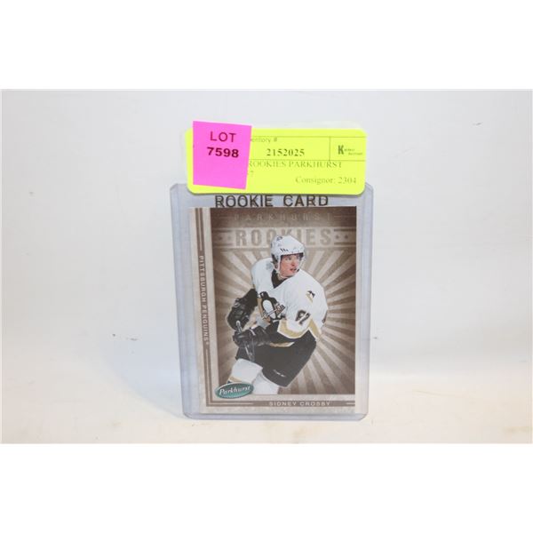 CROSBY ROOKIES PARKHURST CARD #657