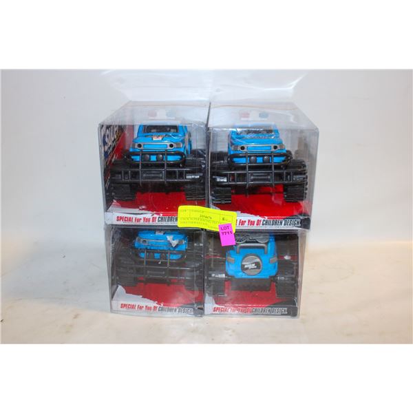 4 NEW SUPER RACING 4X4 TRUCKS TOGETHER-ESTATE