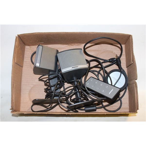 BOSE CD PLAYER WITH/ SPEAKERS & CONTROL UNIT