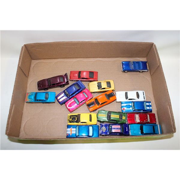 16 HOTWHEELS DIECAST MUSCLE CARS