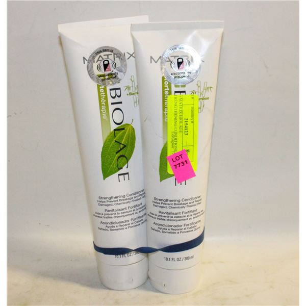 (2) MATRIX BIOLAGE STRENGTHENING CONDITIONER 300ML