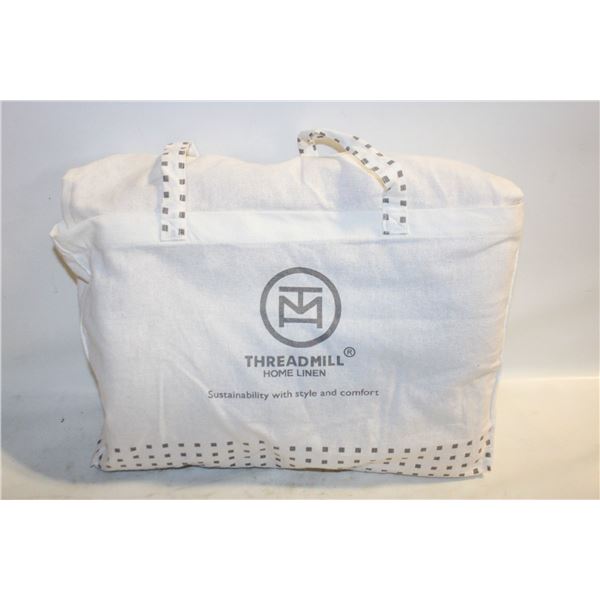 THREADMILL 100% QUEEN SIZED BLANKET BLUE