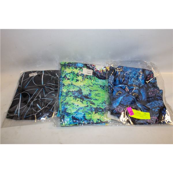 3 LADIES SMALL NEW LEGGING PANTS TOGETHER-ESTATE