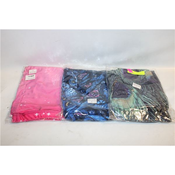 3 LADIES LARGE NEW LEGGING PANTS TOGETHER-ESTATE