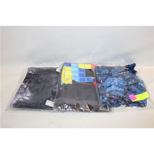 3 LADIES LARGE NEW LEGGING PANTS TOGETHER-ESTATE