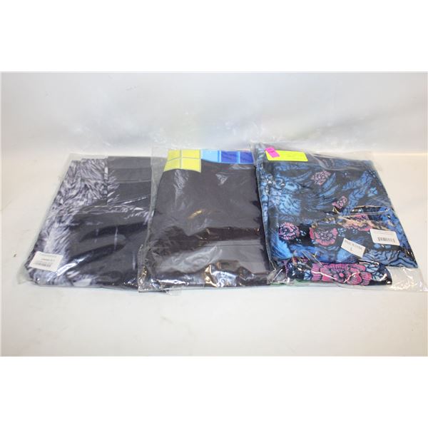 3 LADIES LARGE NEW LEGGING PANTS TOGETHER-ESTATE