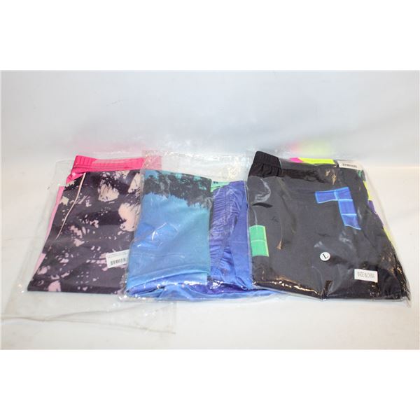 3 LADIES LARGE NEW LEGGING PANTS TOGETHER-ESTATE