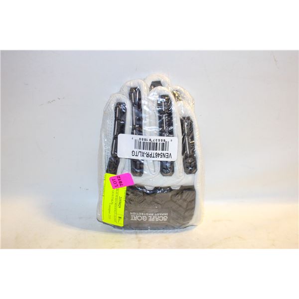 SCAPE HIGH PERFORMANCE GLOVE BLK WHT GOATSKIN