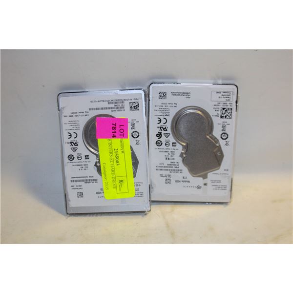 2 PCS 1TB INTERNAL HARD DRIVE