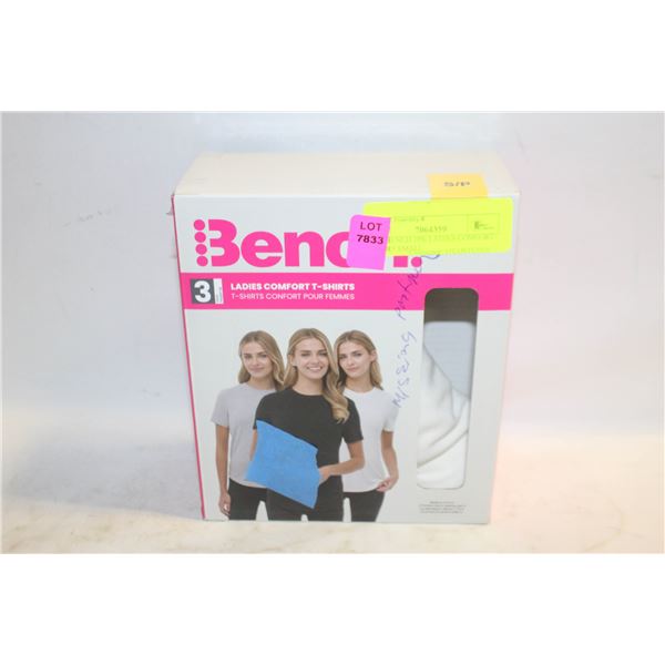 NEW BENCH 1PK LADIES COMFORT T-SHIRT SMALL