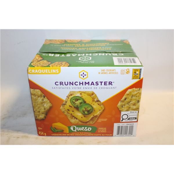 454G CRUNCH MASTER CRACKERS QUESO RICE CRACKERS