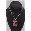 Image 2 : STERLING SILVER BEAR-HEART PENDANT - 10.66 G'S
