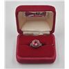 Image 4 : VTG STER SILV 925 PINK STONE RING-4.68 G'S- SZ 6