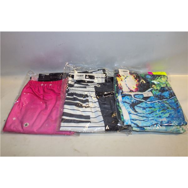 3 LADIES MEDIUM NEW LEGGING PANTS TOGETHER-ESTATE