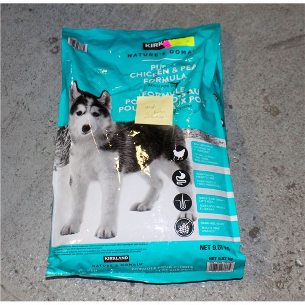 KIRKLAND NATURES DOMAIN PUPPY CHICKEN & PEA FORMUL