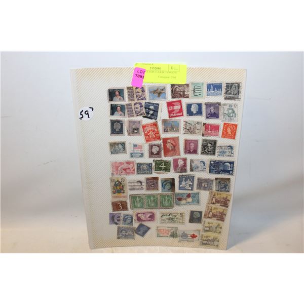 VINTAGE STAMP COLLECTION (59)