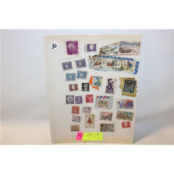 VINTAGE STAMP COLLECTION (30)