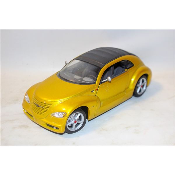YELLOW CHRYSLER CRUIZER SCALE 1/18