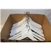 Image 1 : WHITE HANGERS- BOX LOT