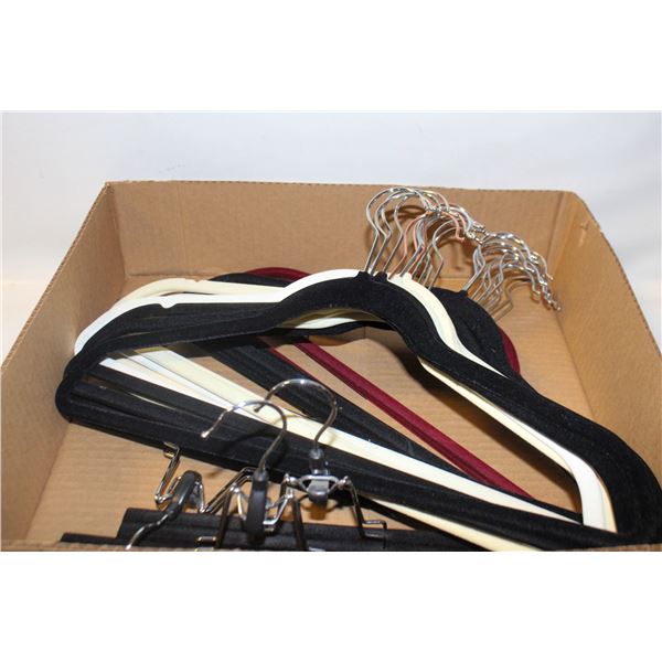 VELVET HANGERS- BOX LOT