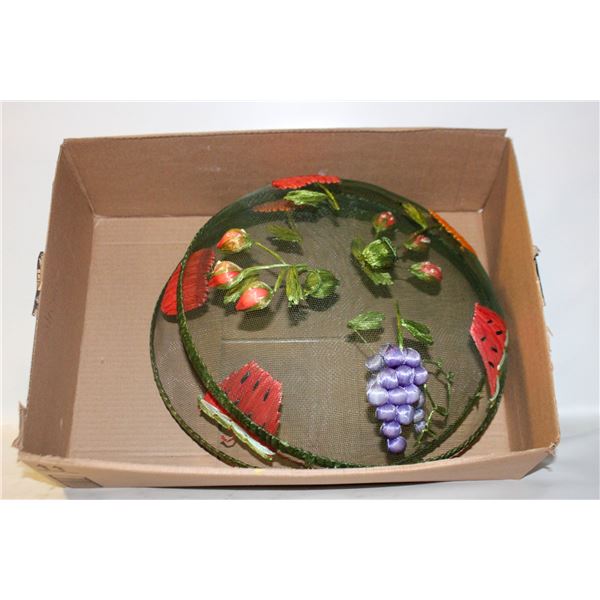 VINTAGE MESH FOOD OUTDOOR FOOD SERVING COVERS