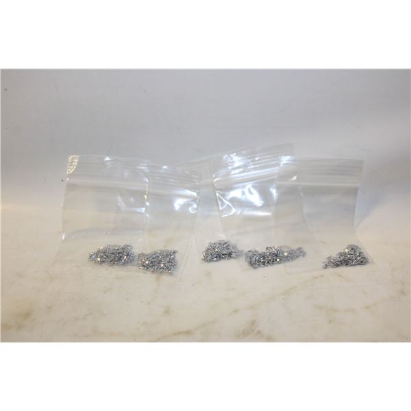 LOT OF 5 925 STAMPED NECKLACES